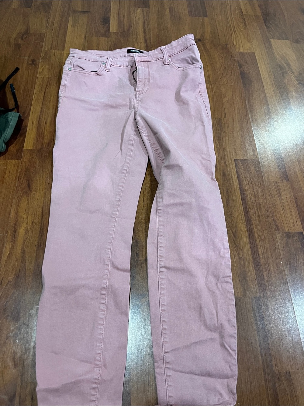 Buffalo David Bitton Women's Dusty Pink Straight-Leg Jeans